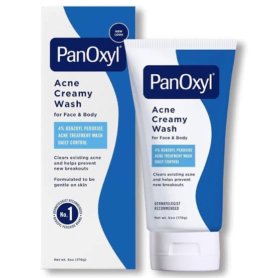 PANOXYL ACNE FOAMING WASH FOR FACE & BODY 4% BENZOYL PEROXIDE ACNE TREATMENT WASH 170g