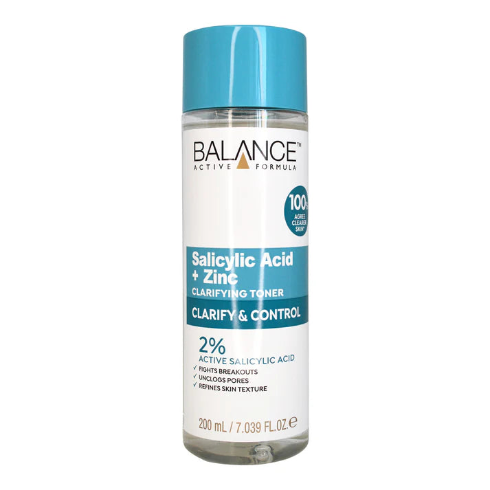 BALANCE ACTIVE FORMULA SALICYLIC ACID + ZINC CLARIFYING TONER 200ML