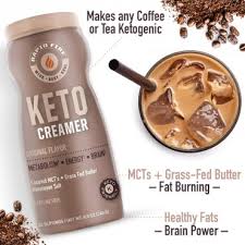 KETO CREAMER RAPID FIRE ORIGINAL FLAVOUR CAFFIENE FREE 240g