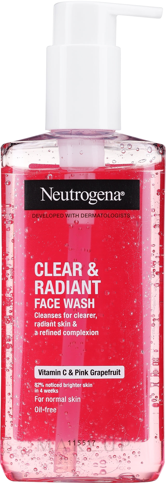 NEUTR0GENA CLEAR & RADIANT FACE WASH VITAMIN C & GRAPE FRUIT 200ML