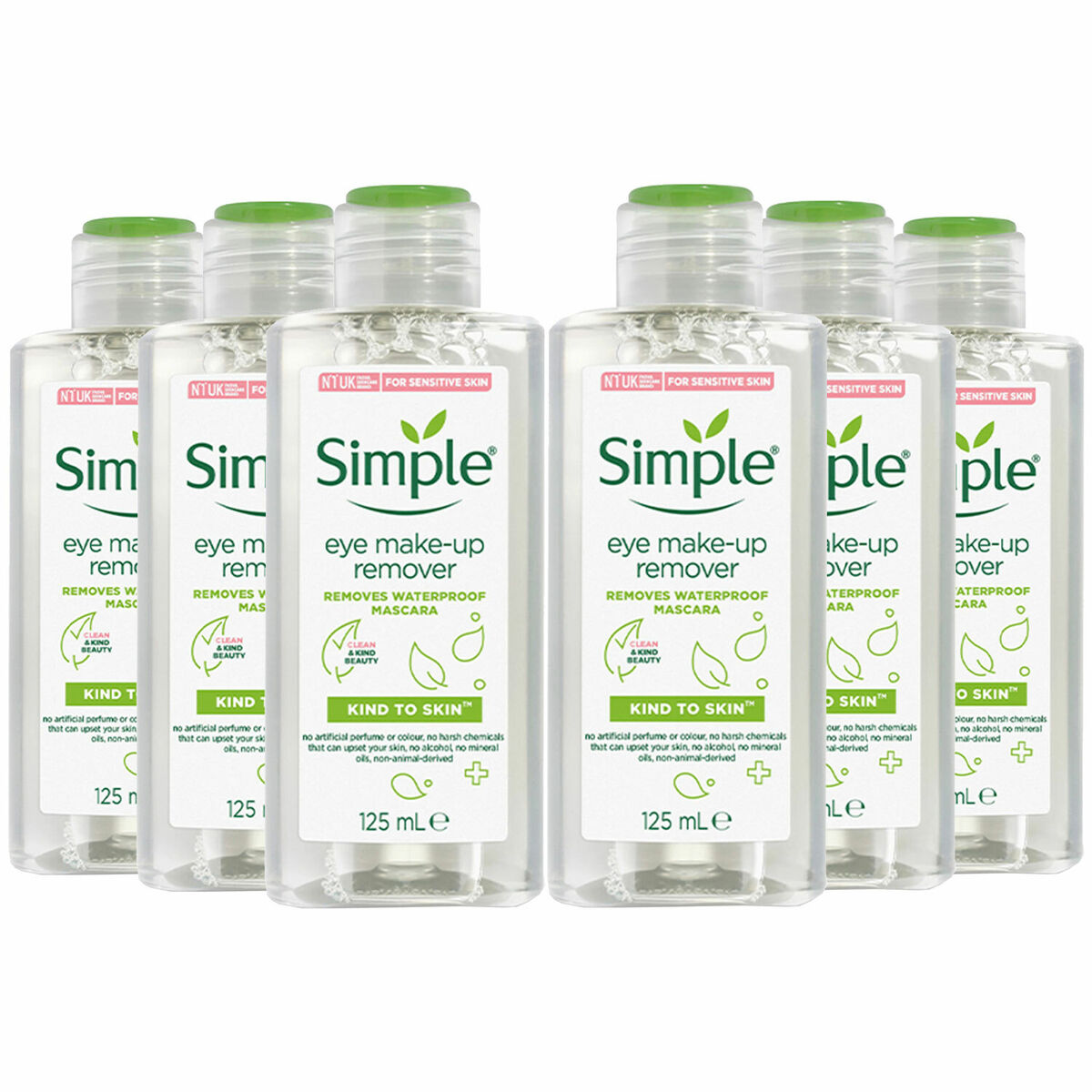 SIMPLE EYE MAKEUP REMOVER (REMOVES WATERPROOF MASCARA) 125ML