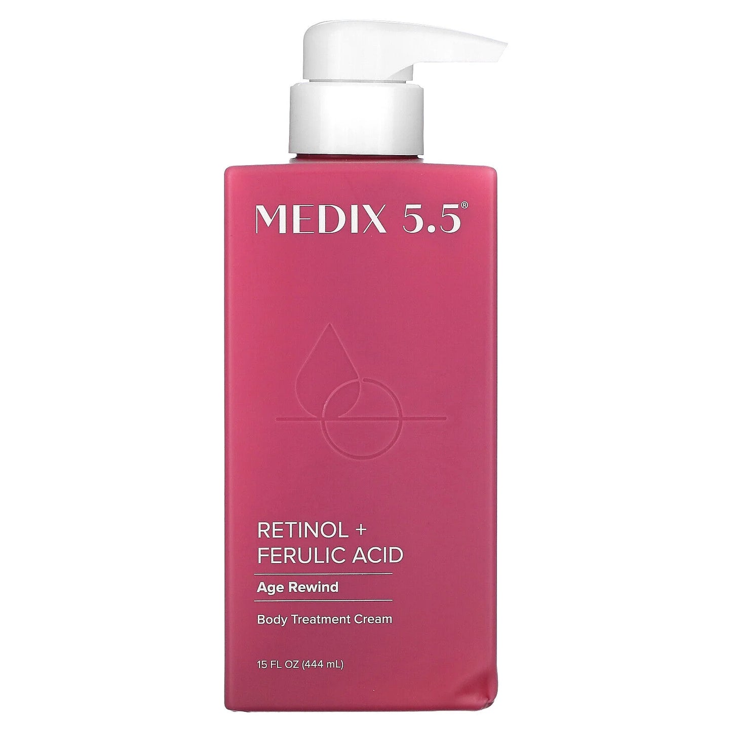 MEDIX 5.5 RETINOL +FERULIC ACID AGE REWIND BODY CREAM 444ML