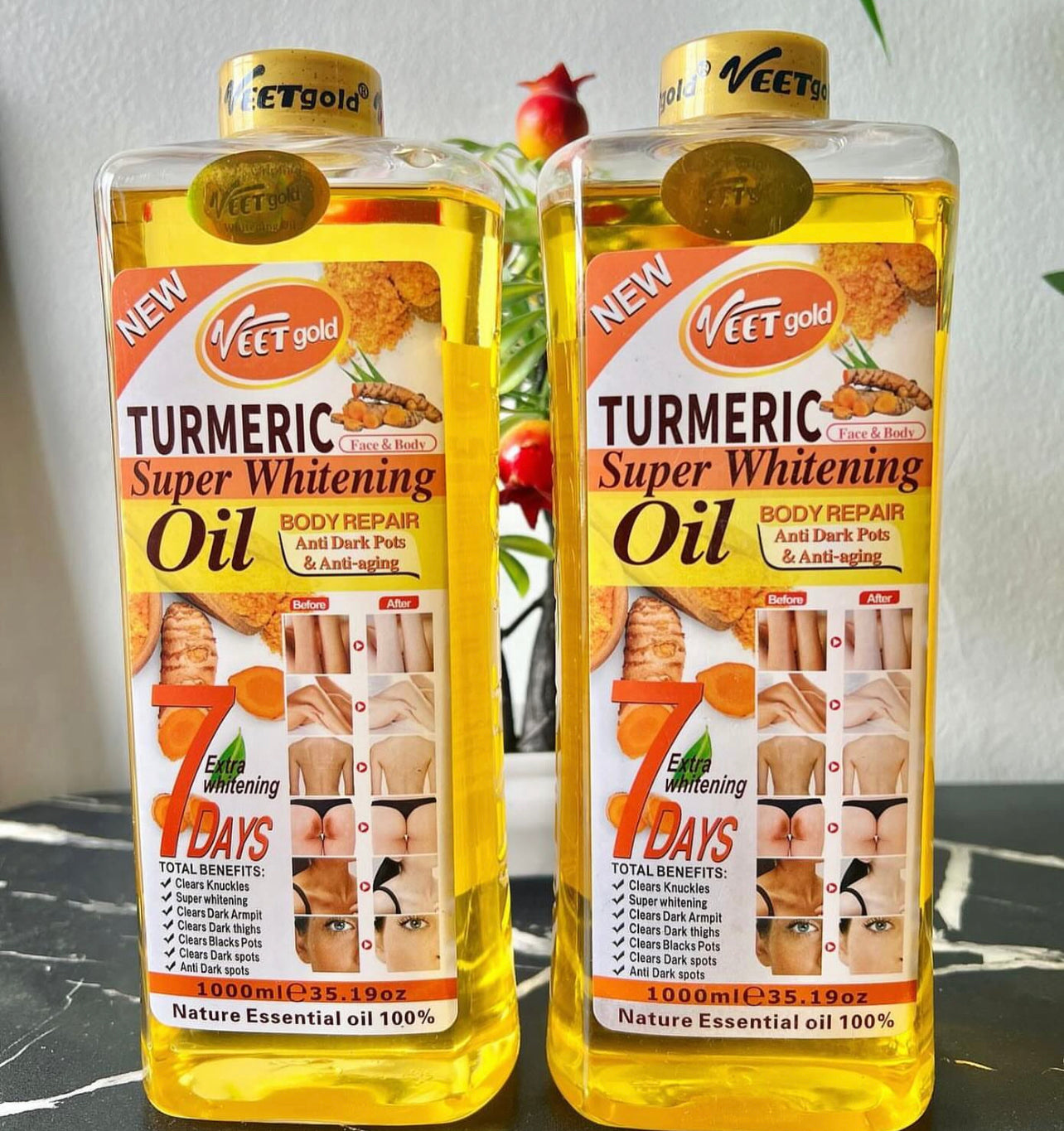 VEET GOLD TUMERIC SUPER WHITENING OIL 100ml
