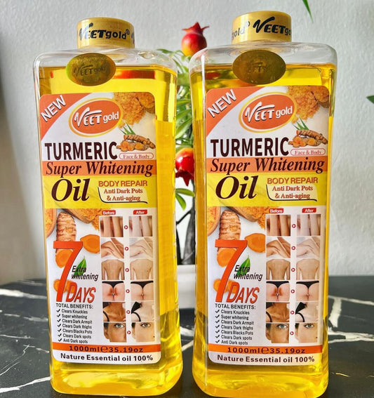 VEET GOLD TUMERIC SUPER WHITENING OIL 100ml