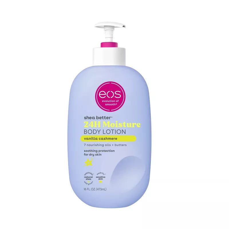 EOS 24HR MOISTURE BODY LOTION VANILLA CASHMERE 473ml