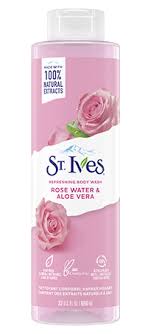 ST IVES REFRESHING BODY WASH ROSE WATER & ALOE VERA 650ML
