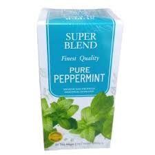 SUPER BLEND FINEST QUALITY PURE PEPPERMINT 20 TEA BAGS