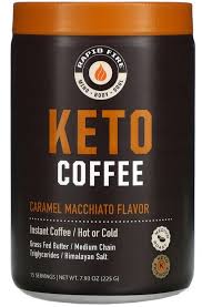 KETO COFFEE RAPID FIRE CARAMEL MACCHIATO FLAVOUR 225g