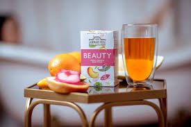 AHMED TEA LONDON BEAUTY PEACH,CAROB & PETALS 20 SATCHETS